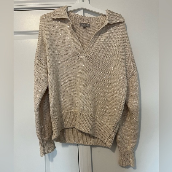 J. Crew Sequin Sweater Polo - Picture 3 of 9
